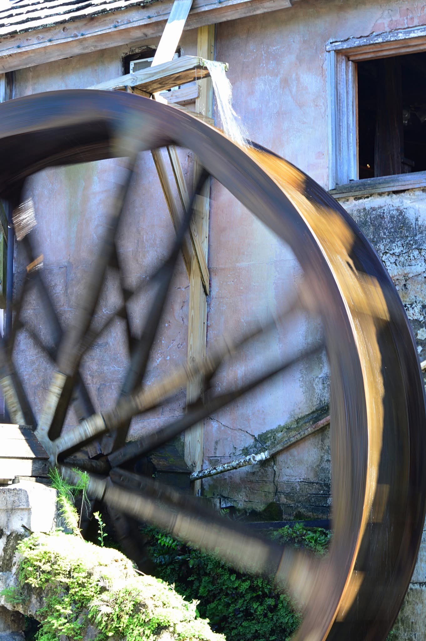 Waterwheel In Motion