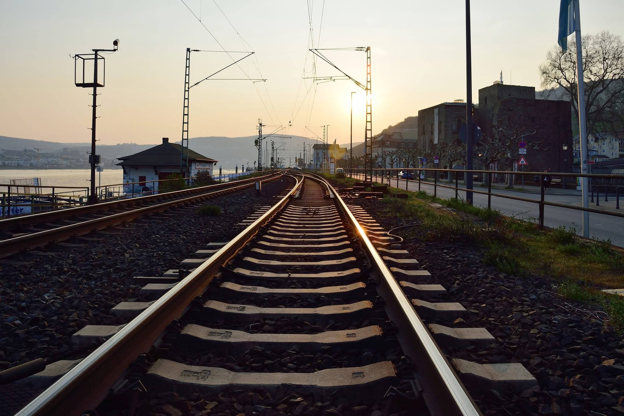 Sunset tracks